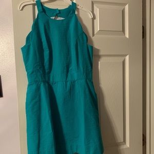 Lauren James Seersucker Dress size L